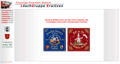 Desktop Screenshot of feuerwehr.erwitzen.de